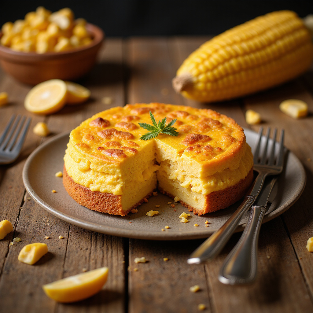 Foto da receita Bolo de Milho Cremoso de Liquidificador
