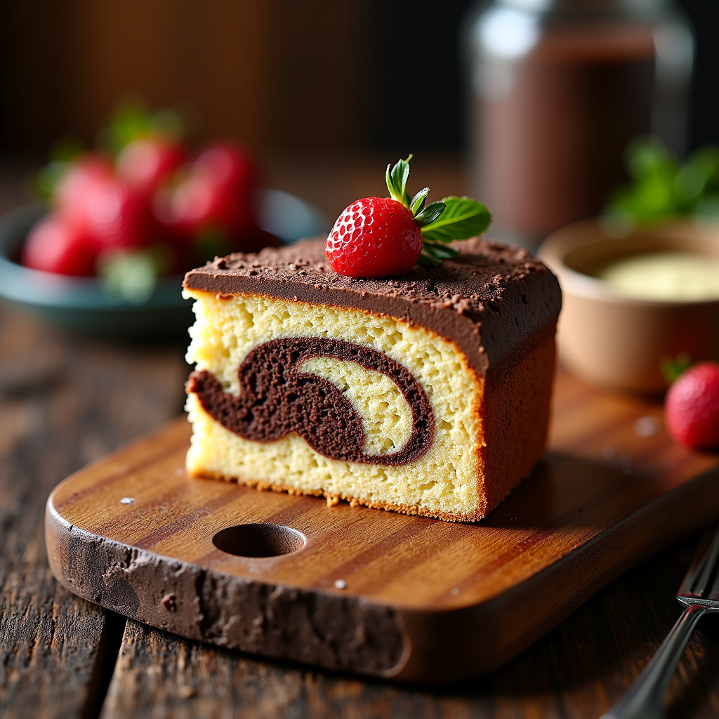 Foto da receita Receita de Bolo Mármore Fofinho e Delicioso