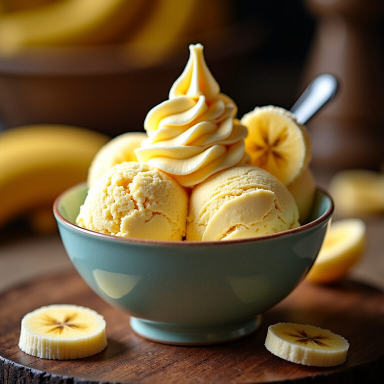 Sorvete de Banana Cremoso: A Sobremesa Saudável de 1 Ingrediente