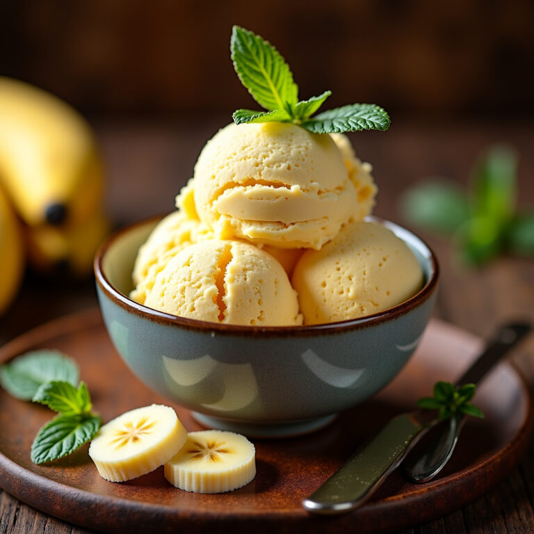 Sorvete de Banana Cremoso: A Sobremesa Saudável de 1 Ingrediente