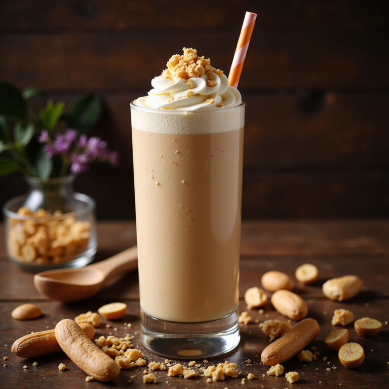 Receita de Milkshake de Paçoca e Leite Moça