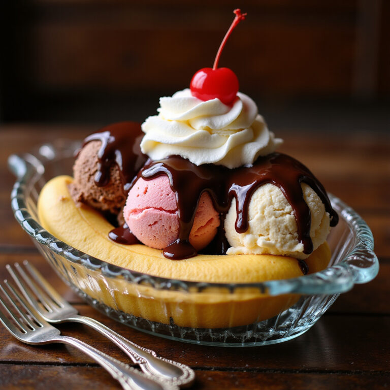 Banana Split Clássica: A Sobremesa Perfeita para Qualquer Ocasião