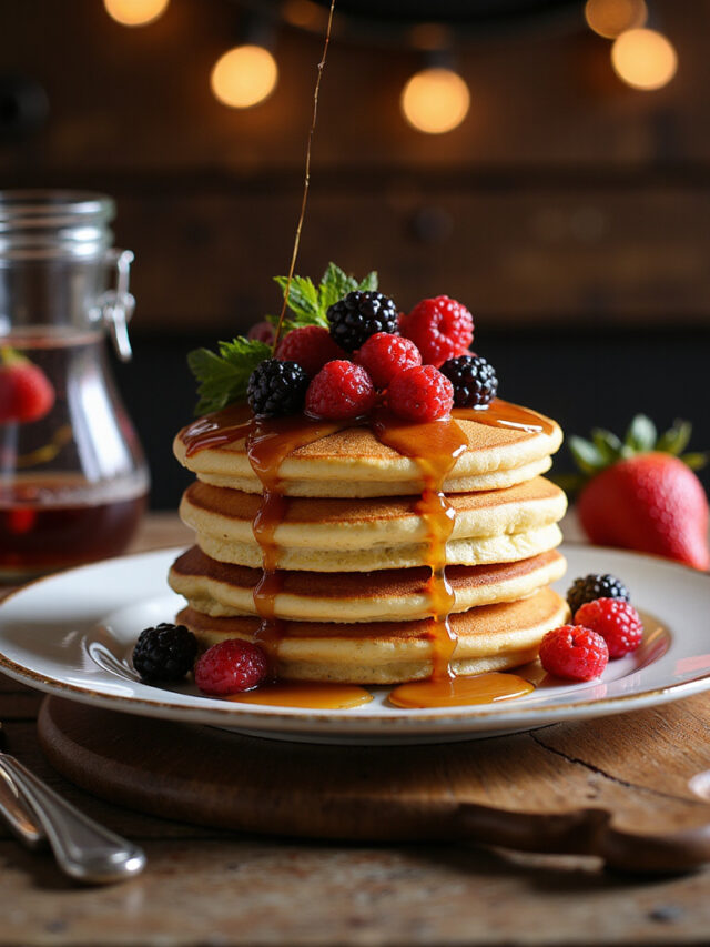 Receita de Panqueca tradicional americana