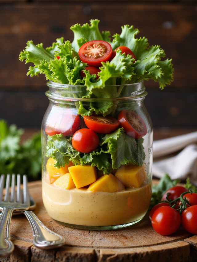 Salada Primavera com Molho de Mostarda