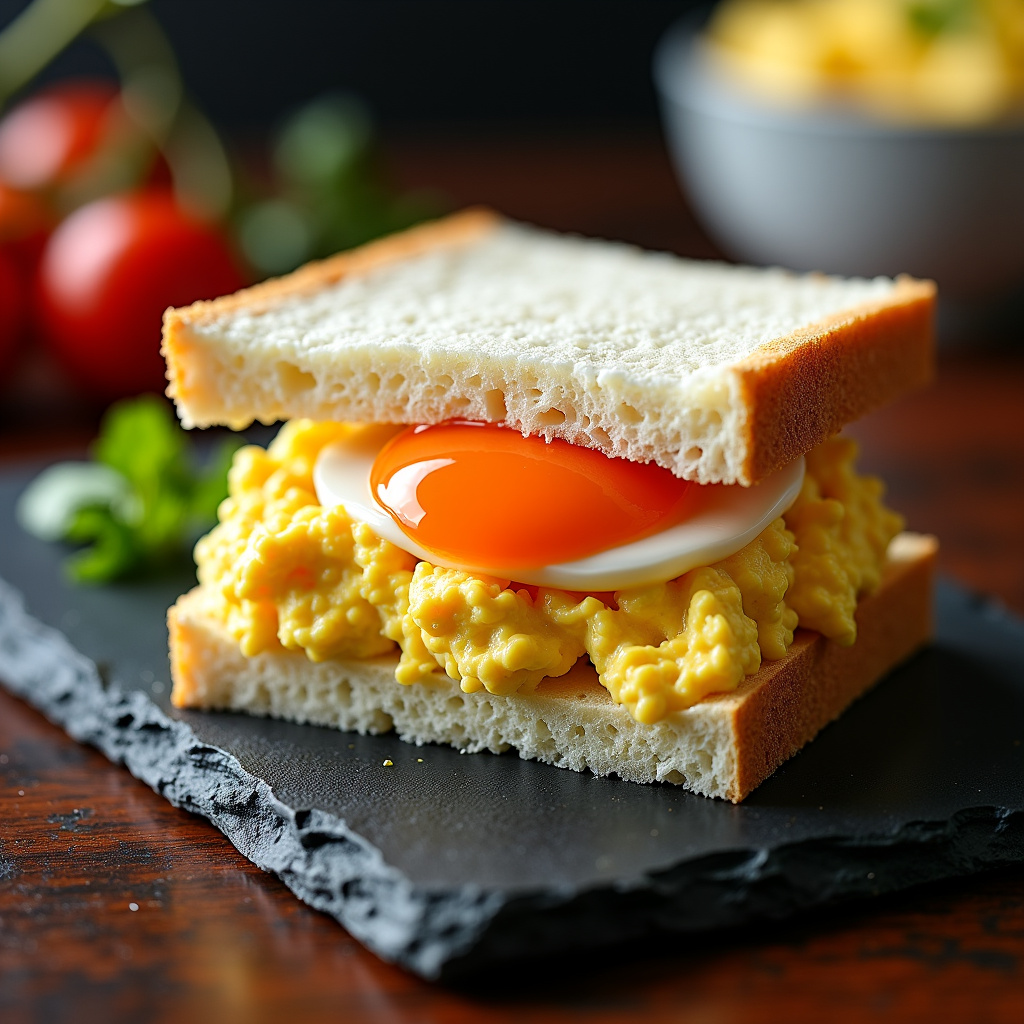 Foto da receita Tamago Sando: O Sanduíche de Ovo Japonês Perfeito