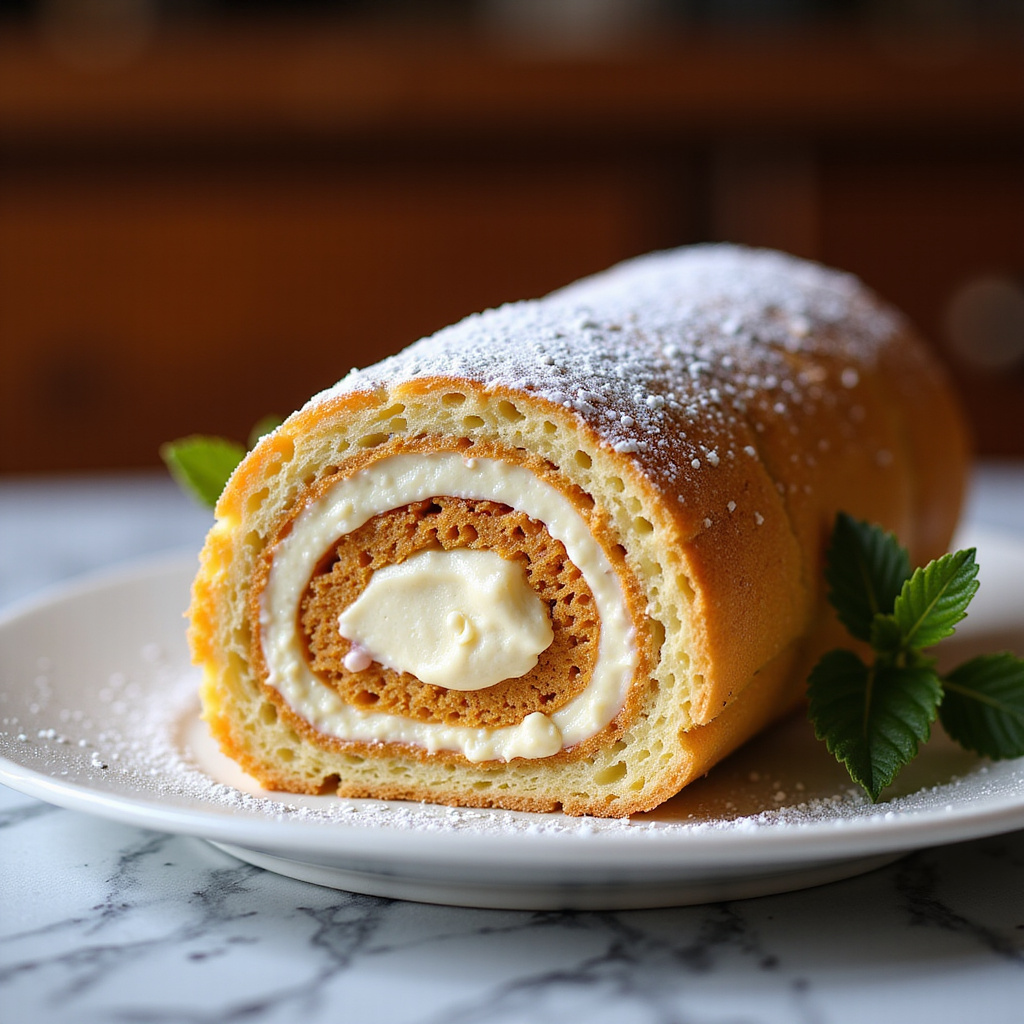 Foto da receita Rocambole de Doce de Leite