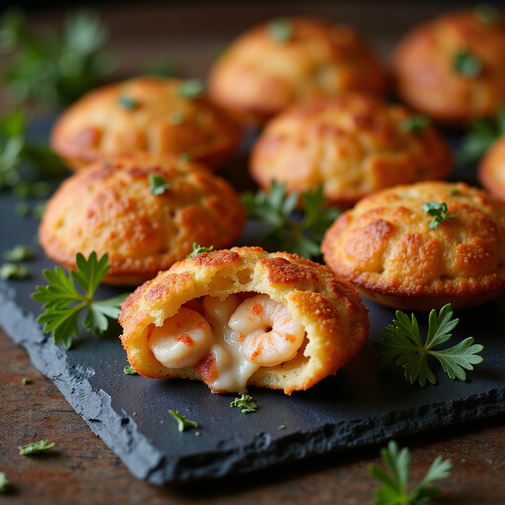 Foto da receita Receita de Risole de Camarão para Festa: Bem Recheado e Irresistível