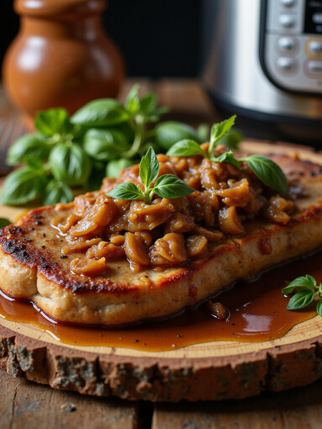 Bisteca Acebolada na Pressão: Macia e Suculenta