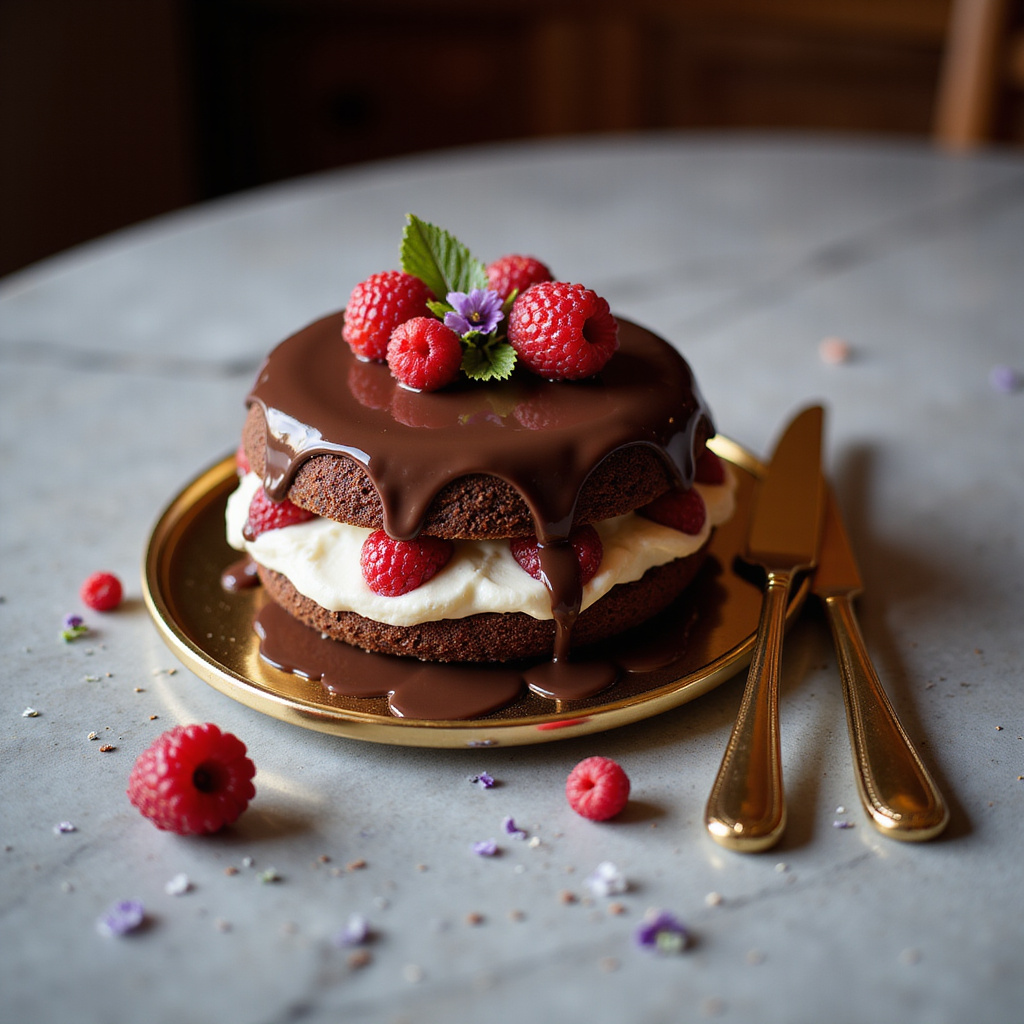 Foto da receita Receita de Bolo Espelhado: O Segredo da Confeitaria Francesa em Sua Casa!