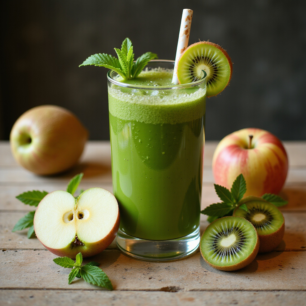 Foto da receita Suco Detox com Maçã, Pepino e Kiwi