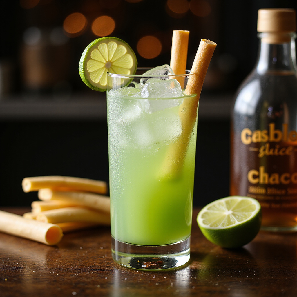 Foto da receita Drinque de Caldo de Cana com Cachaça e Limão