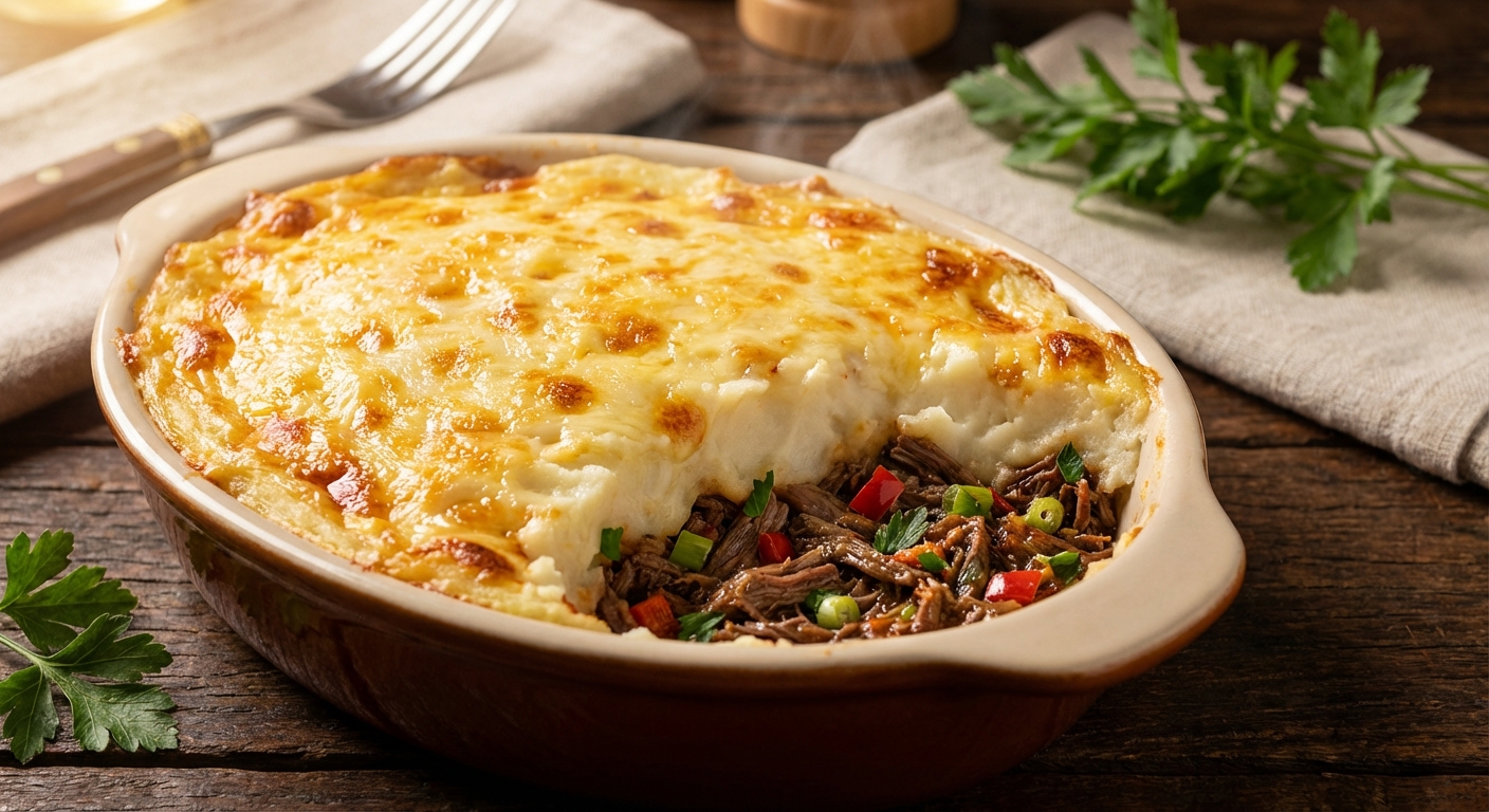Foto da receita Escondidinho Tradicional: O Conforto da Cozinha Brasileira