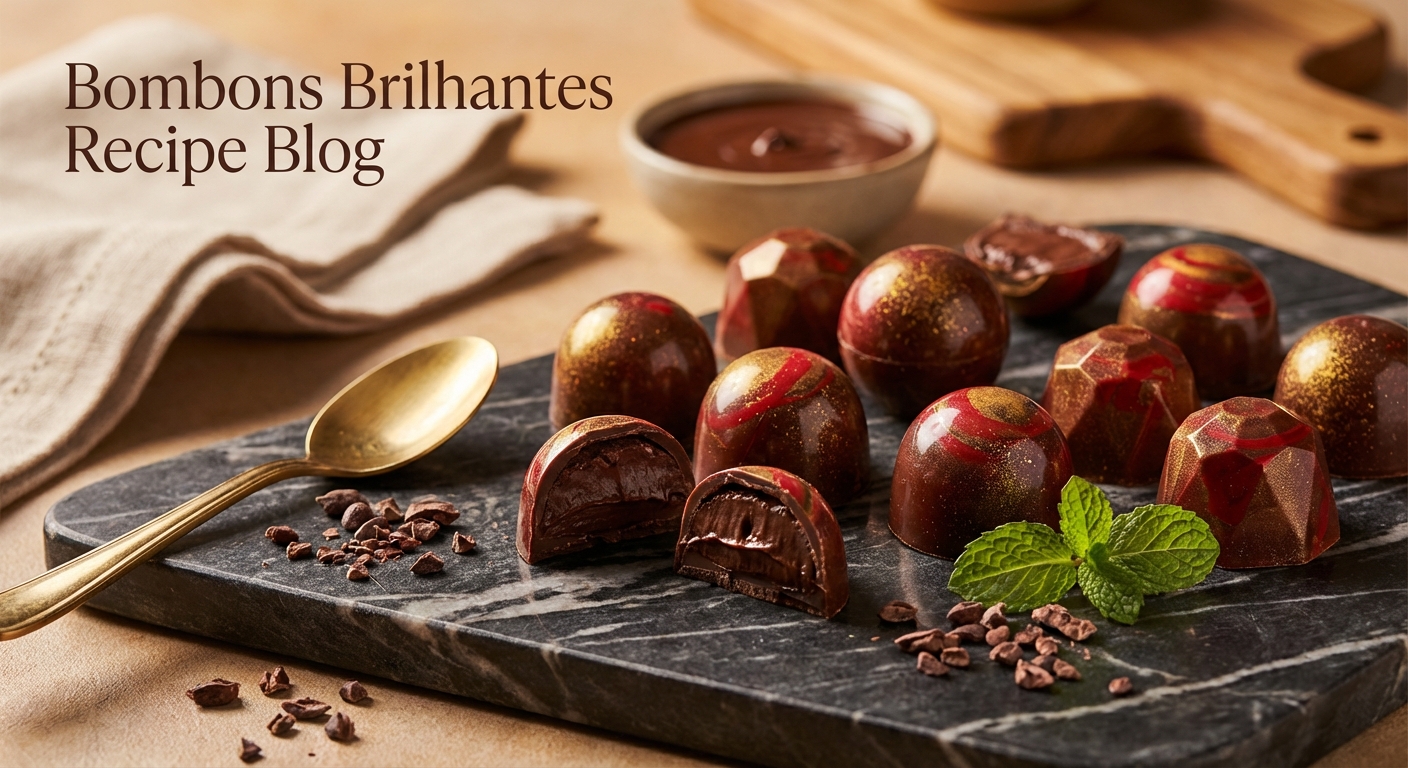Foto da receita Receita de Bombons Brilhantes: Um Toque de Luxo em Sua Casa