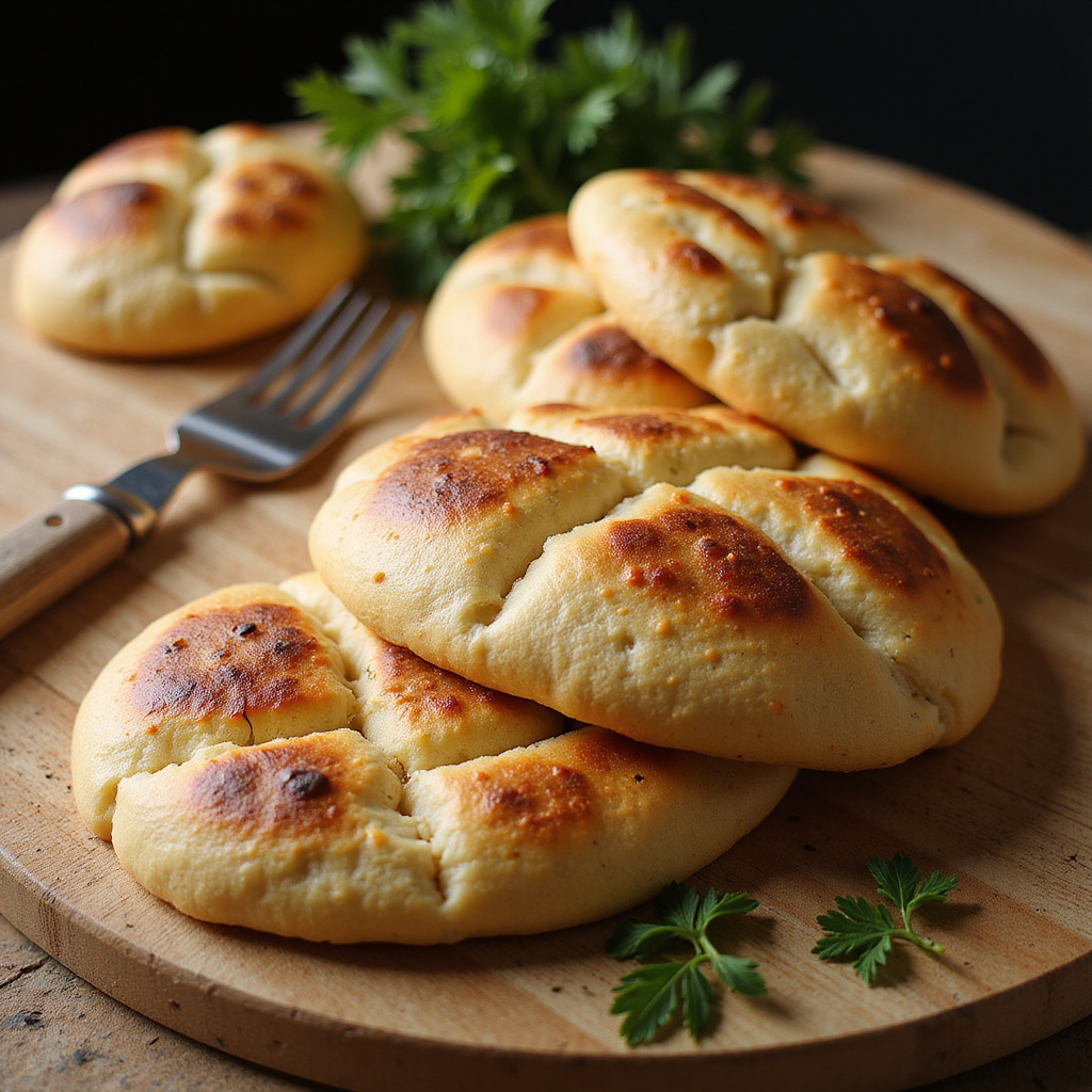 Foto da receita Receita de Pão Sírio Rápido: Macio, Fofinho e Fácil de Fazer em Casa!
